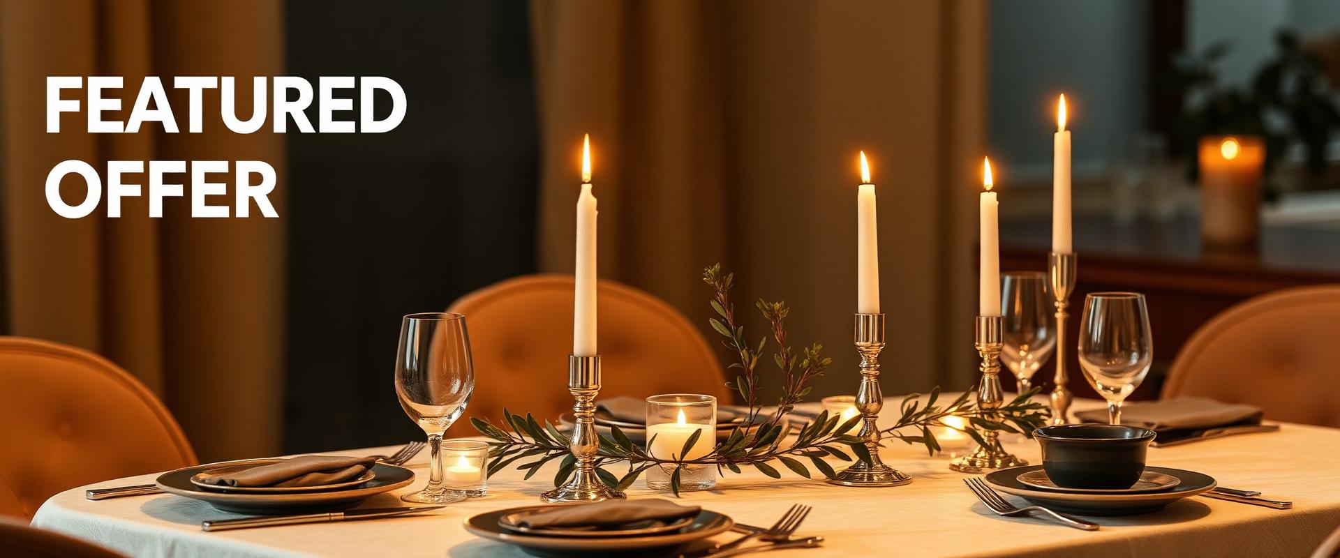 Featured offer table setting